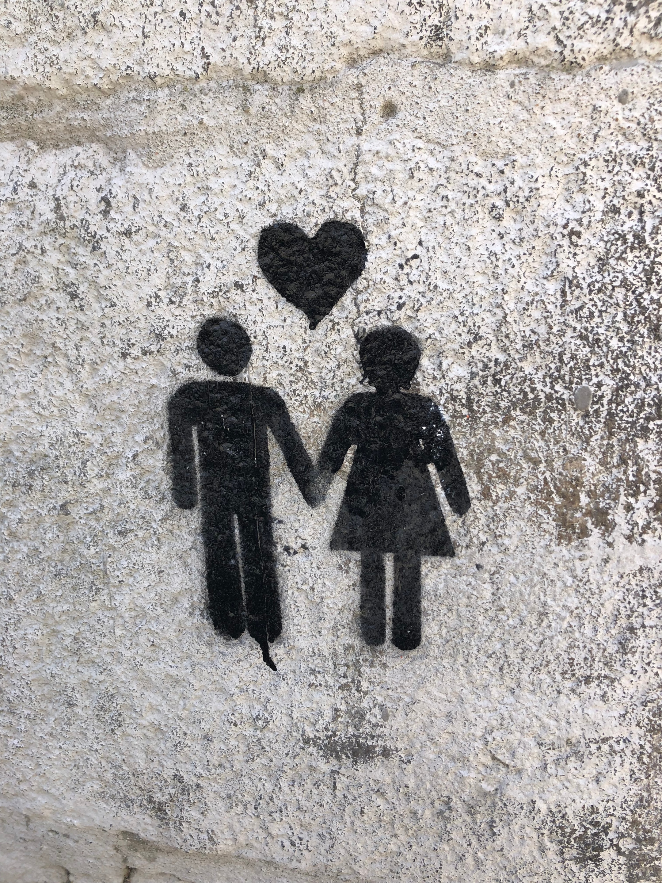 Graffiti Menschenliebe
