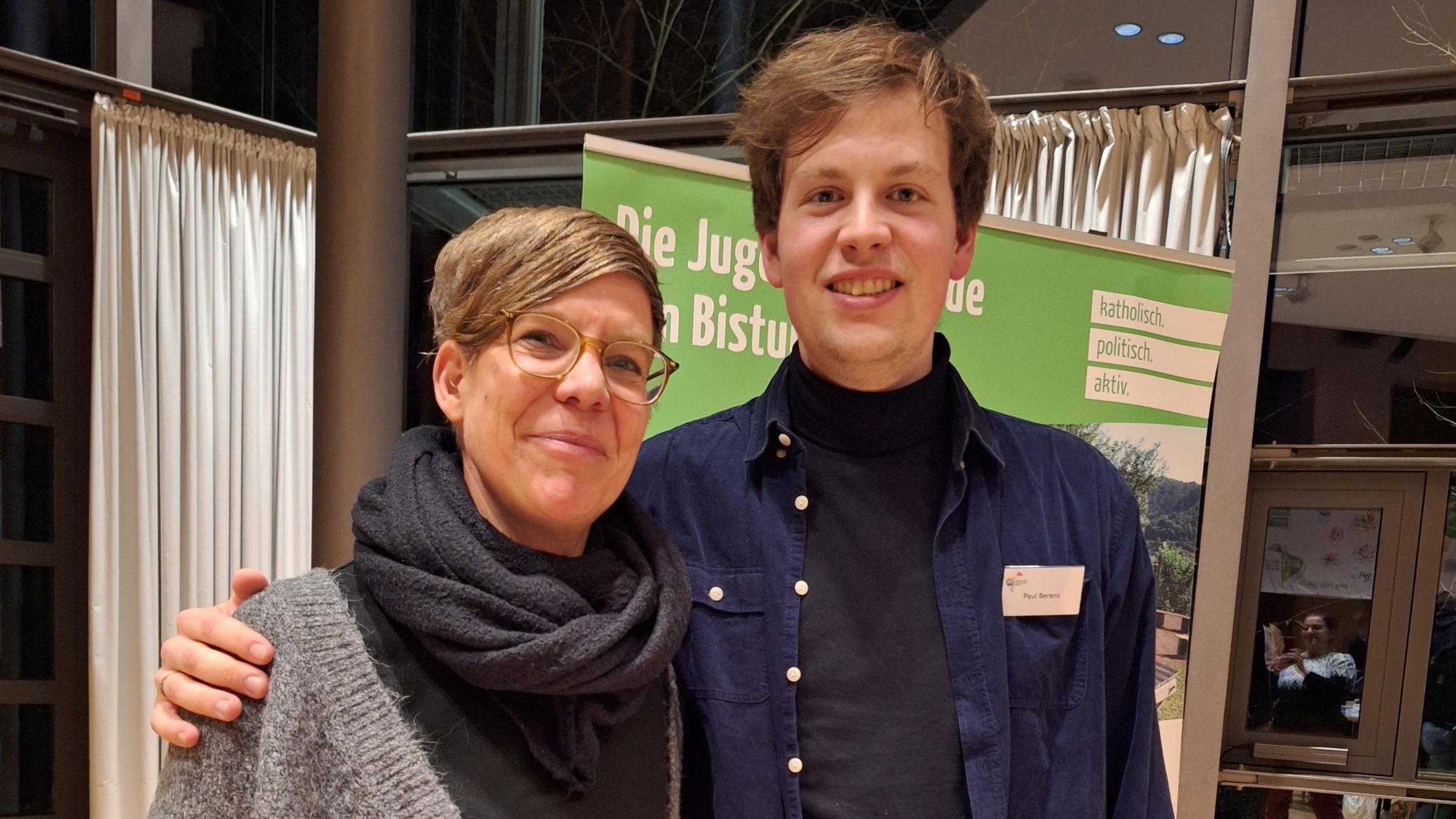 Kerstin Knopp, Leiterin der Abteilung Jugend im Bischöflichen Generalvikariat Trier und Paul Berens