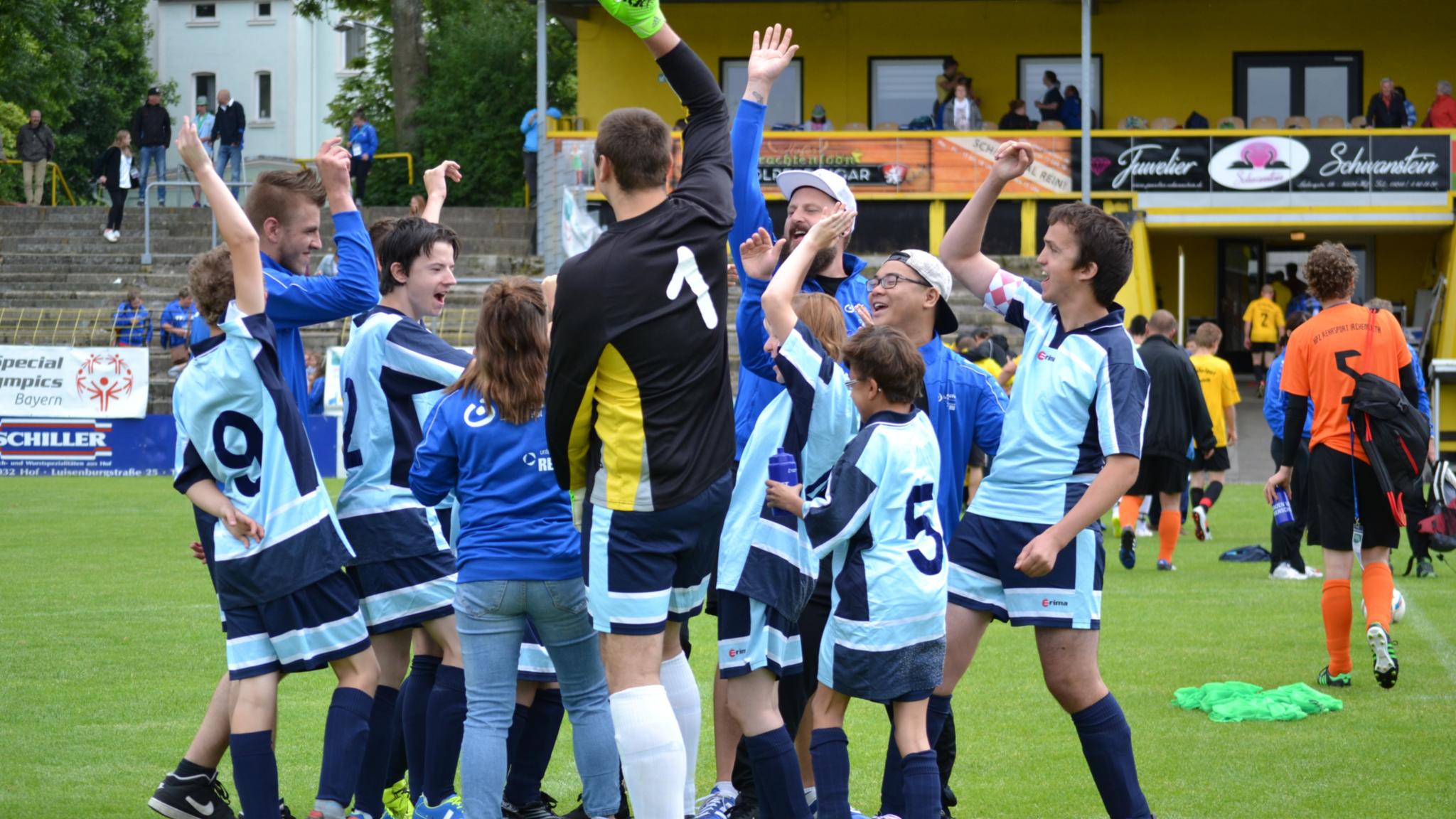 Bei den Special Olympics gibt es auch ein Fußball-Turnier. (Symbolfoto)