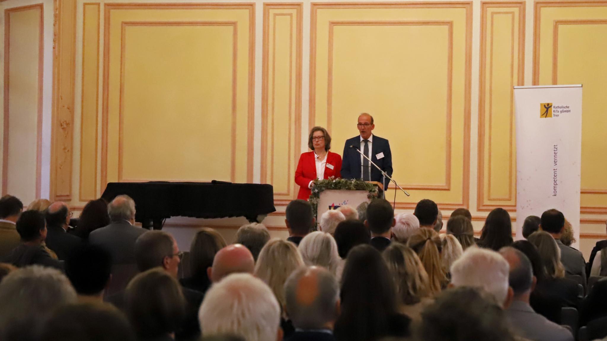 Die Geschäftsführung: Cordula Scheich und Konrad Berg