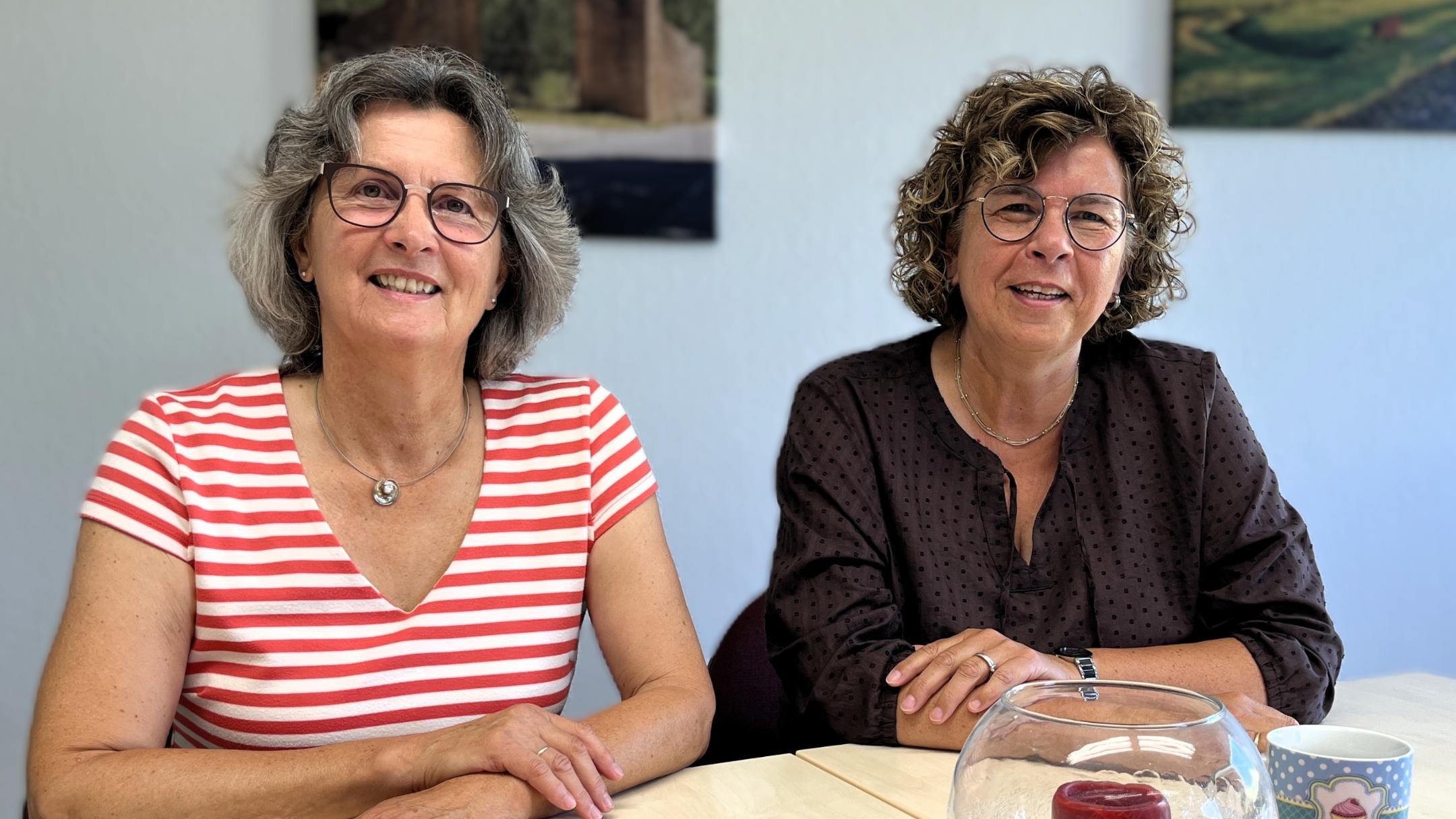Brigitte Mockenhaupt-Weber und Regine Wald