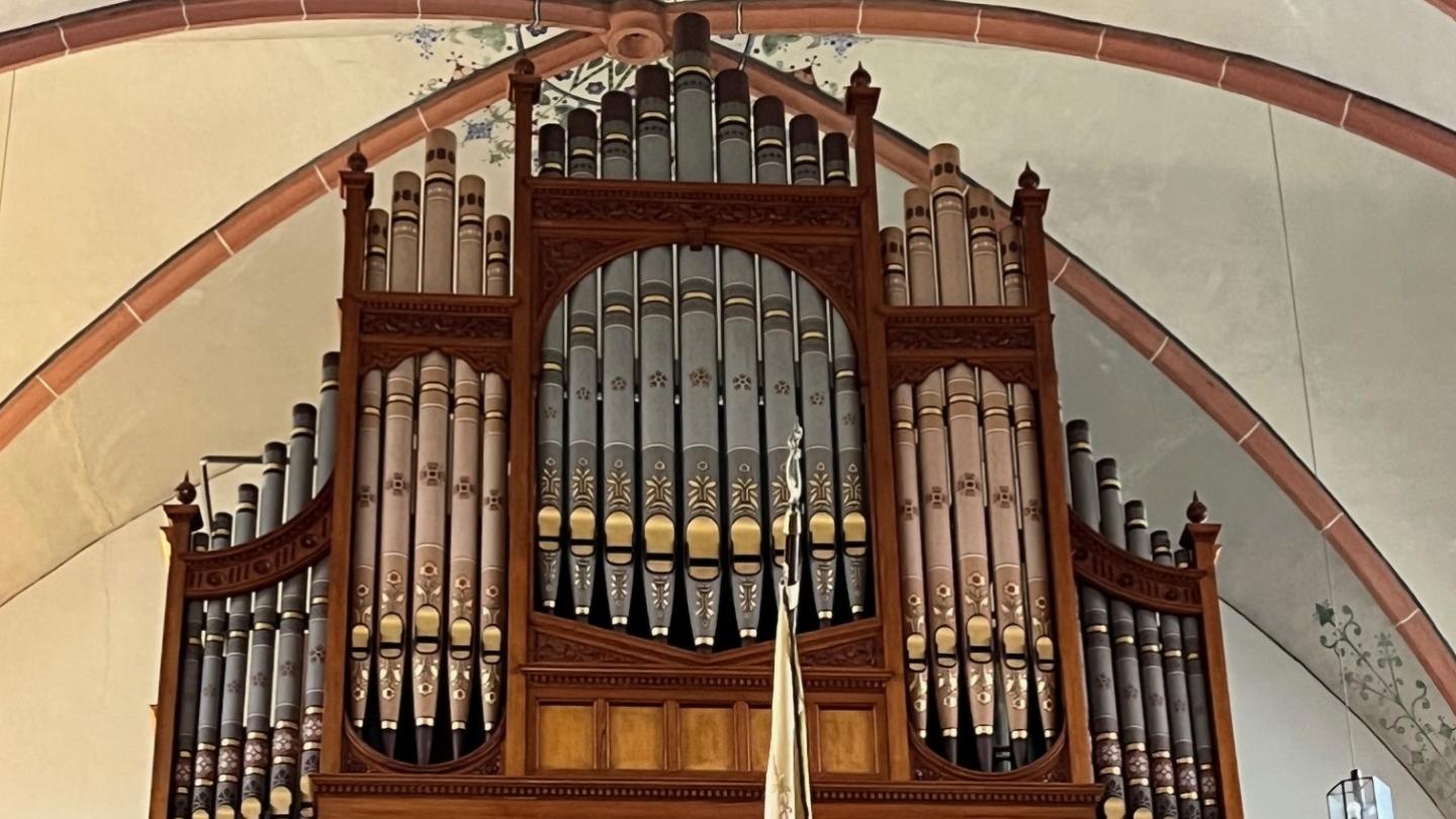 Die Orgel in Kordel.